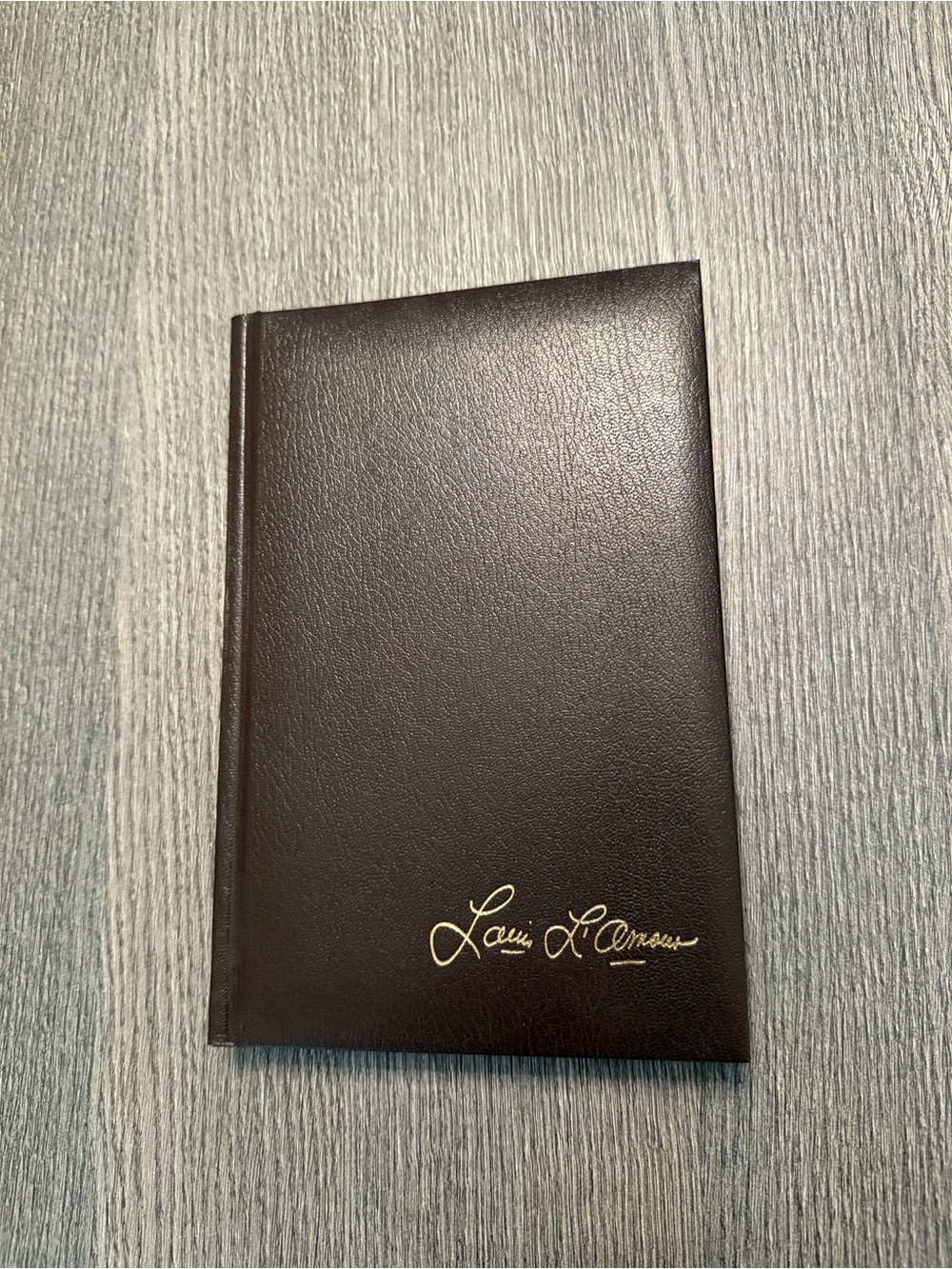Louis L'Amour Leatherbound Book - The Broken Gun